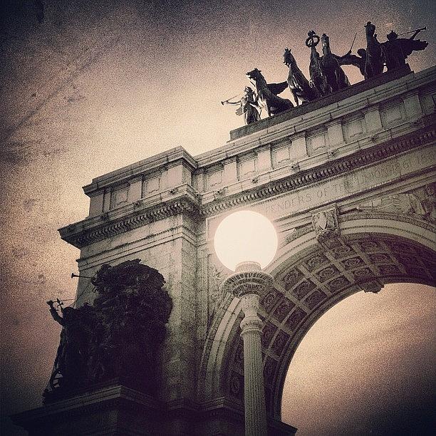 Greek Photograph - Grand Army Plaza Arch -  Brooklyn Ny by Joel Lopez