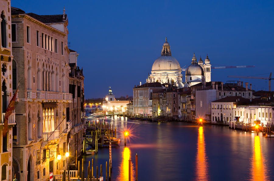 Grand Canal and Basilica Santa Maria della Salute in Venice Photograph ...