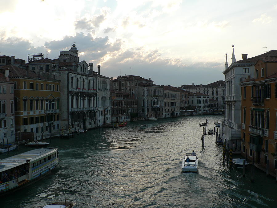 Grand Canal at Dusk Photograph by Laurel Best