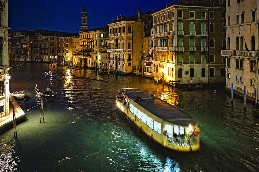 Venice Photograph - Grand Canal from Rialto Bridge by Samdobrow Photography