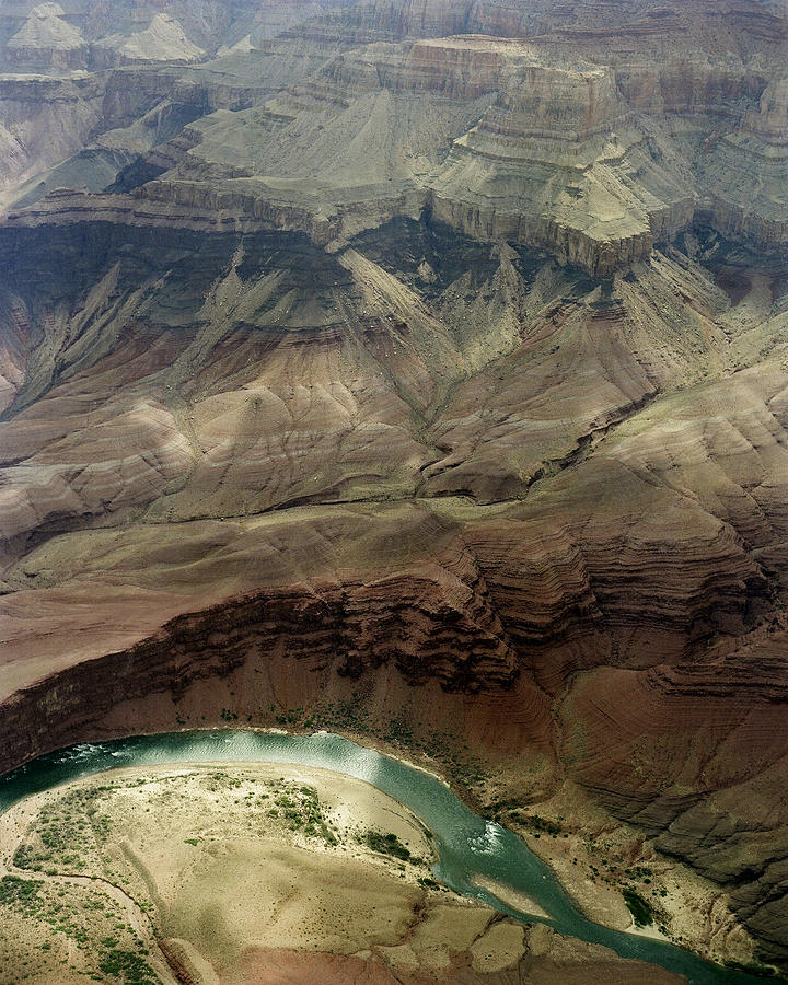 Grand Canyon and Colorado River Photograph by M K Miller