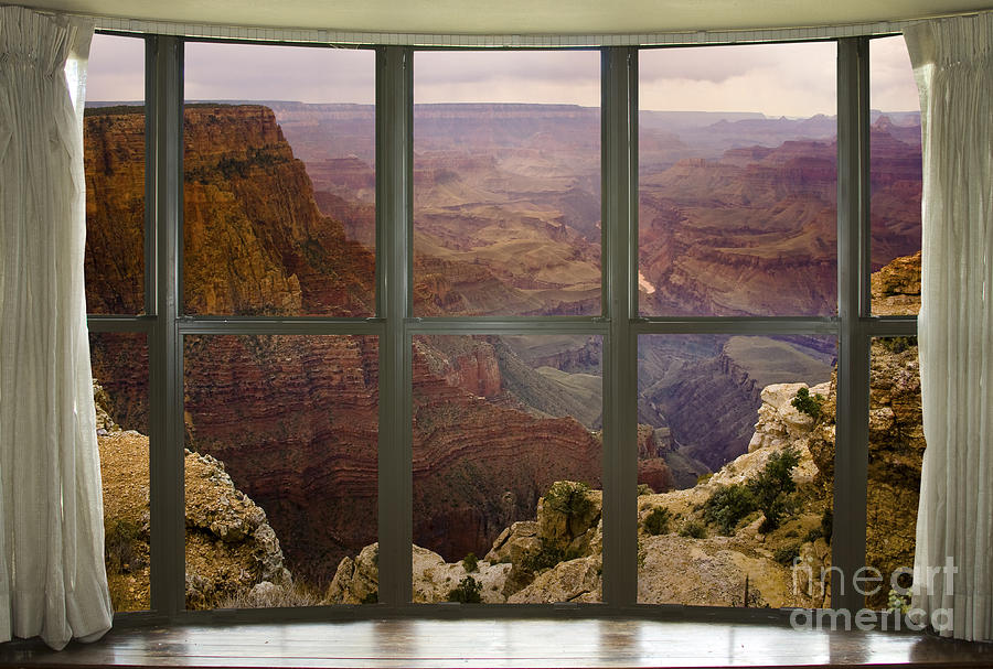 Grand Canyon Bay Window View Photograph by James BO Insogna
