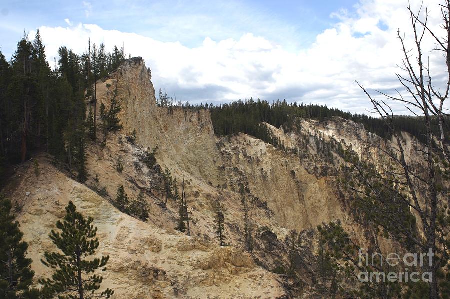 Grand Canyon Cliff in Yellowstone Photograph by Living Color Photography Lorraine Lynch