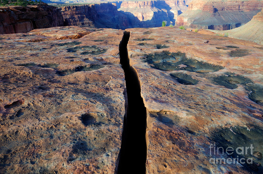 Grand Canyon Dividing Line Photograph by Bob Christopher