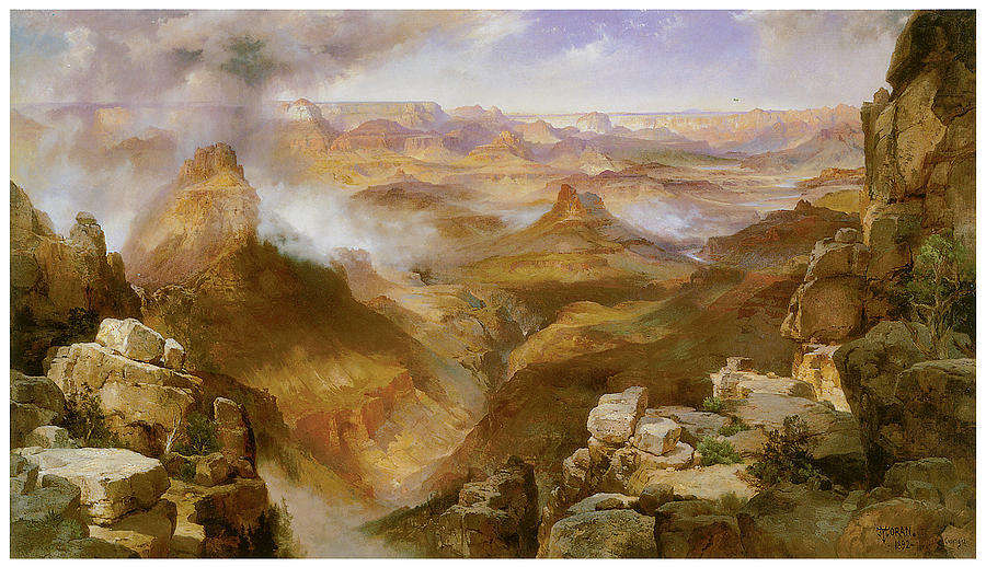 Grand Canyon Of The Colorado Painting by Thomas Moran