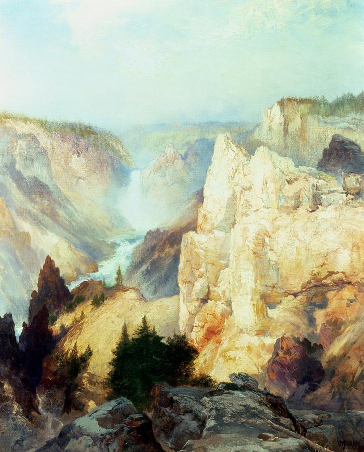 Grand Canyon Of The Yellowstone Park by Thomas Moran