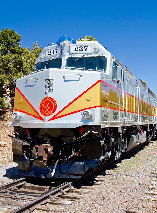 Grand Canyon Railway Locomotive Photograph by Adam Pender