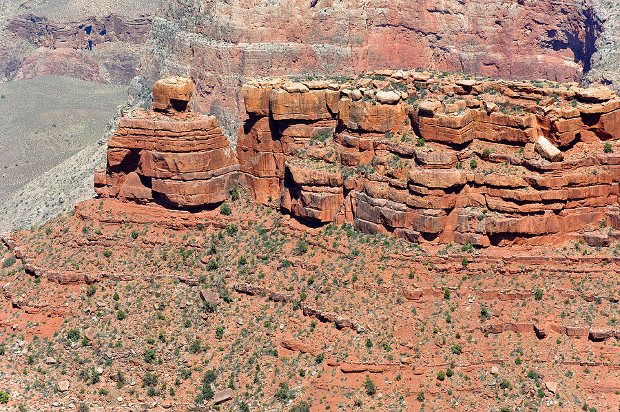 Grand Canyon Rock Formations Photograph by Julie Niemela
