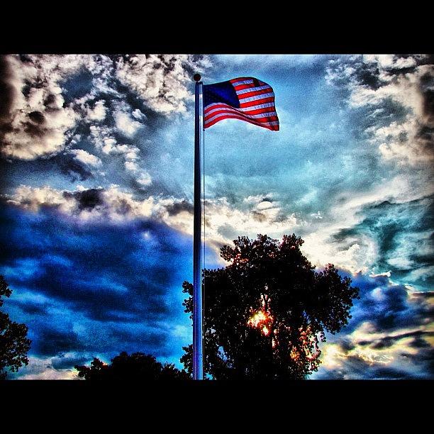 Flag Photograph - grand Old Flag #usa #flag #pride by Roger Snook