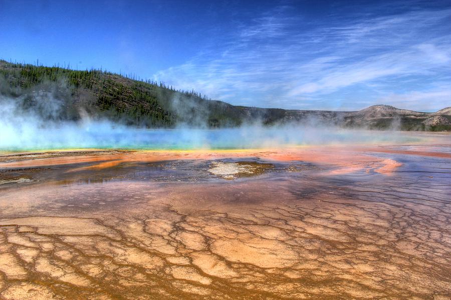 Grand Prismatic Spring Yellowstone National Park Photograph by Brad Scott