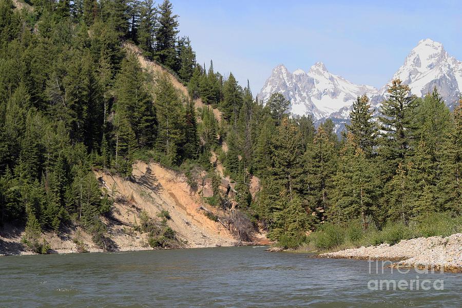 Grand Tetons From Snake River Photograph by Living Color Photography Lorraine Lynch