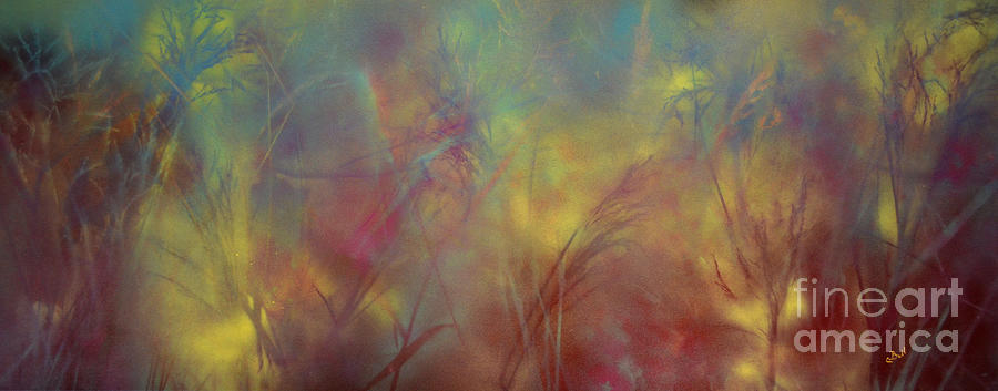 Nature Painting - Grasses by Claire Bull
