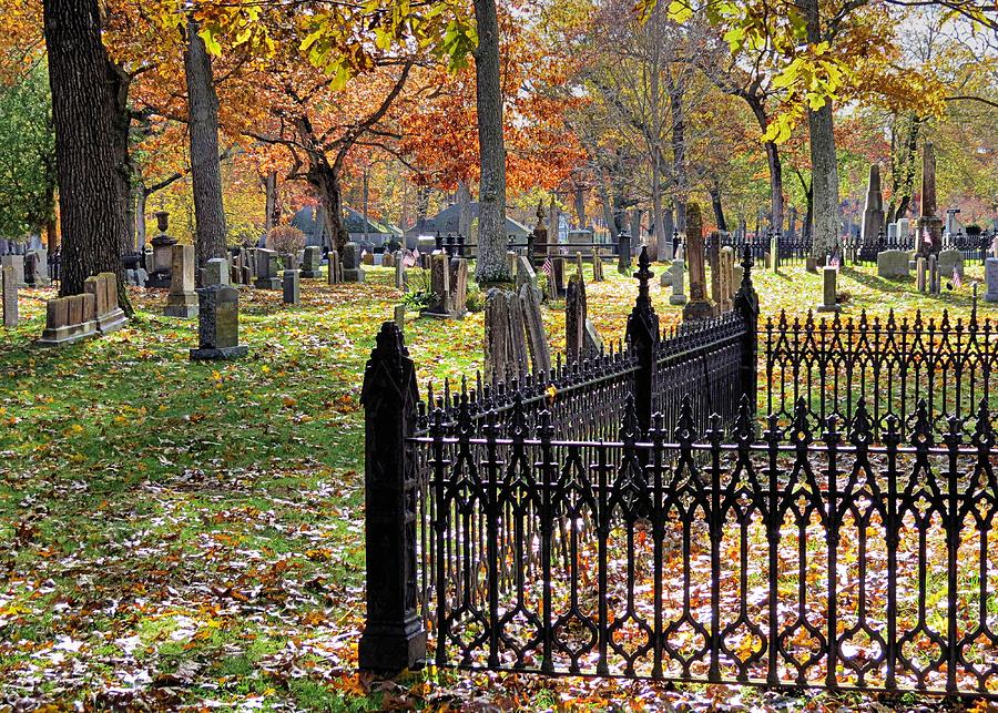 Gravestones Photograph by Janice Drew