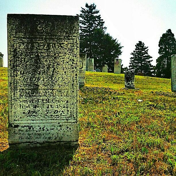 Nature Photograph - #graveyard #grave #tombstones #plots by Jami Tammerine