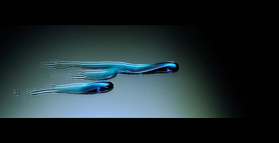 Liquid Photograph - Gravity by Mark Fuller