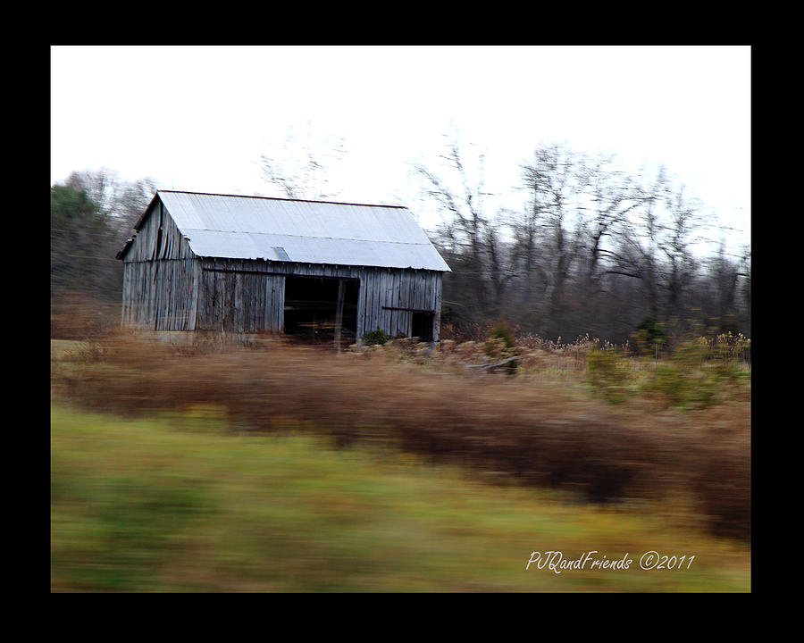 Gray Barn on Hill Photograph by PJQandFriends Photography