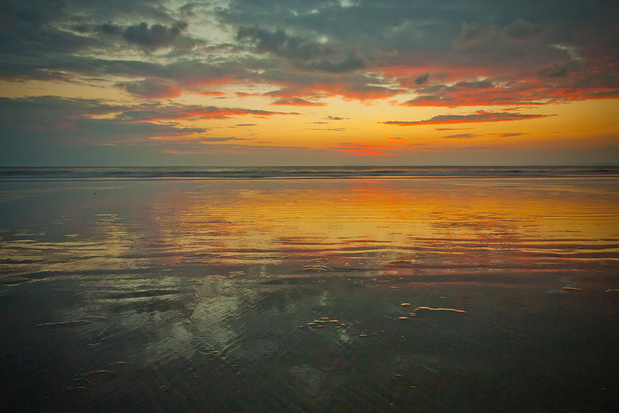Gray Sand Sunset Photograph by Anthony Doudt