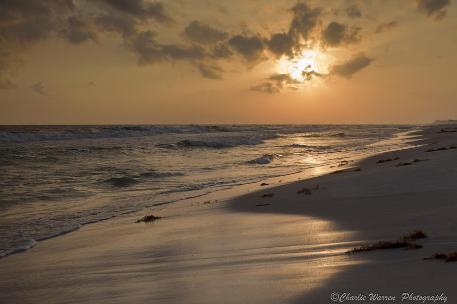 Sunset Photograph - Grayton Beach Sunset by Charles Warren