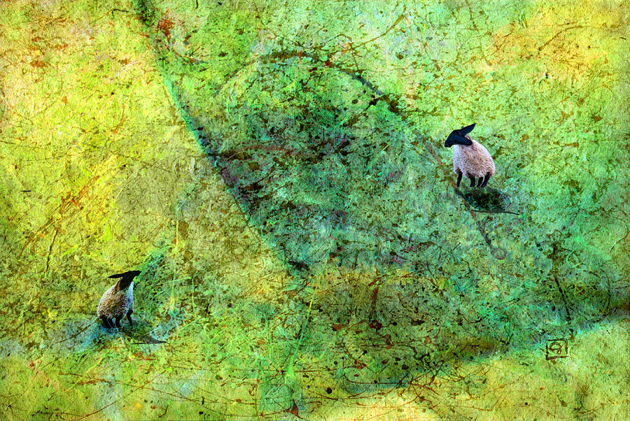 Grazing the Pollock Field Digital Art by Jean Moore