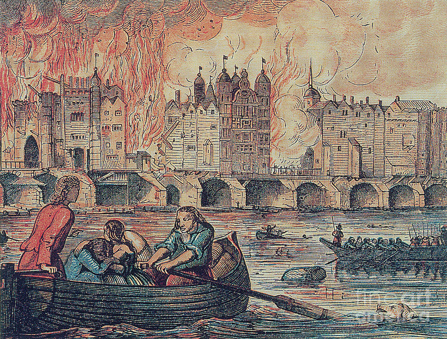 Great Fire Of London, 1666 Photograph by Photo Researchers