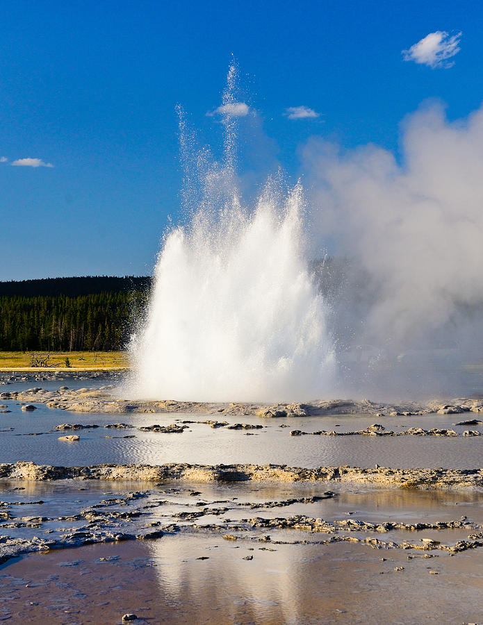 Great Fountain Geyser Photograph by Greg Norrell