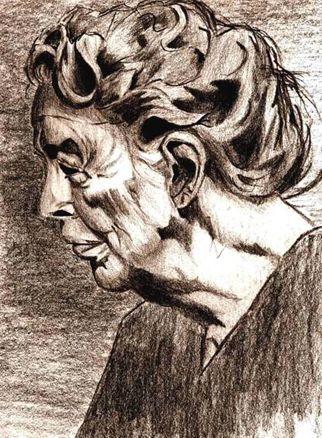 Great Lady Eleanor Roosevelt Drawing by Chris Martinez Fine Art America