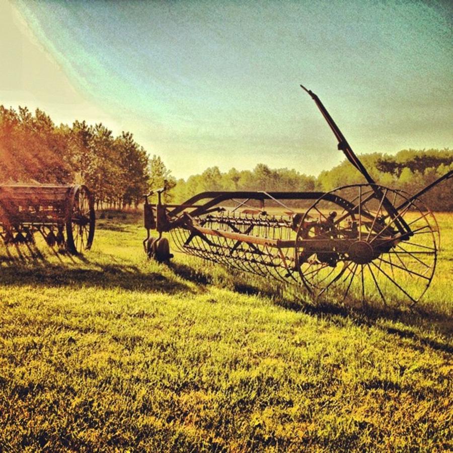 Farm Photograph - Great Photo Of Some Old #farm Tools by Pete Michaud