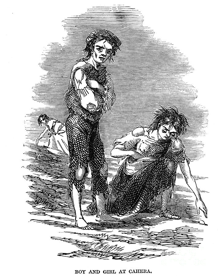 GREAT POTATO FAMINE, 1840s Photograph by Granger