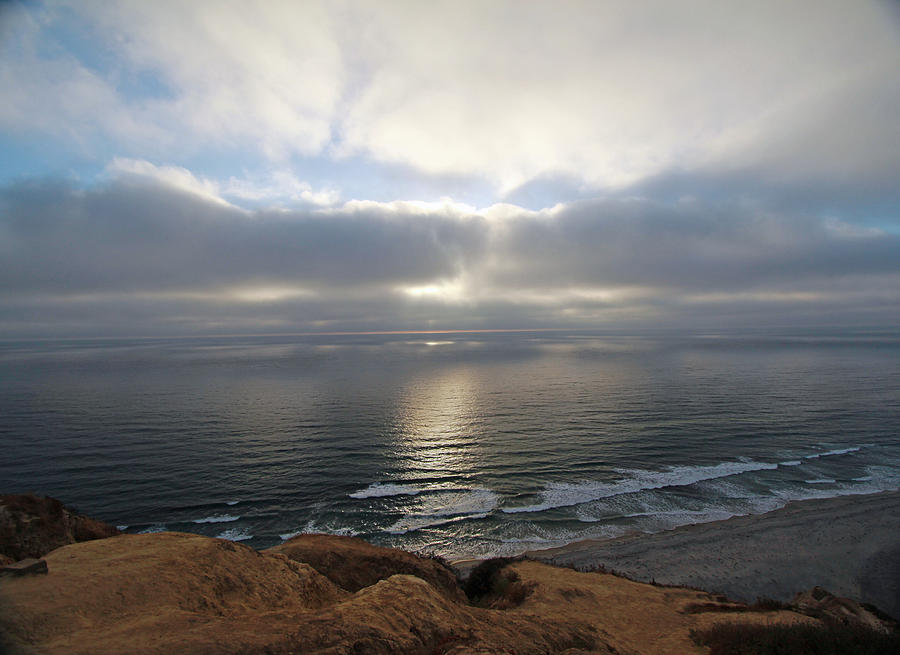 Great Skies at Blacks Beach Photograph by Jeremy McKay