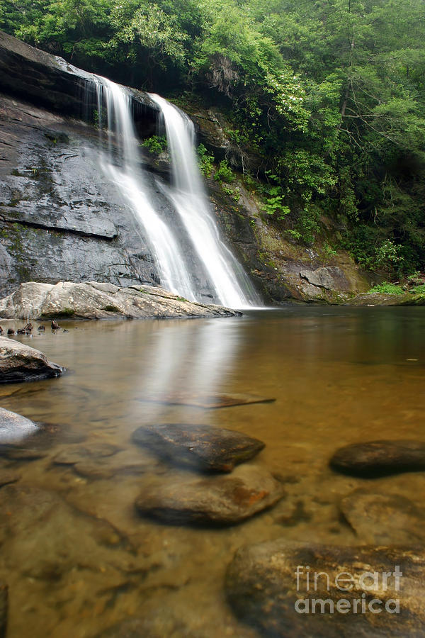 Jungle Photograph - Great Smokies Waterfall by Matt Tilghman