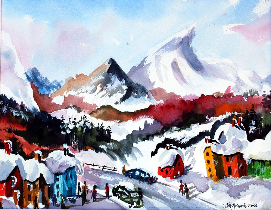 Great Snow Day Painting by Wilfred McOstrich