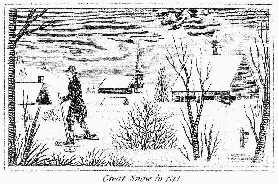 Great Snow Of 1717 Photograph by Granger