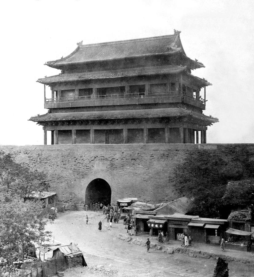 Great Wall of China - Peking - c 1901 Photograph by International  Images
