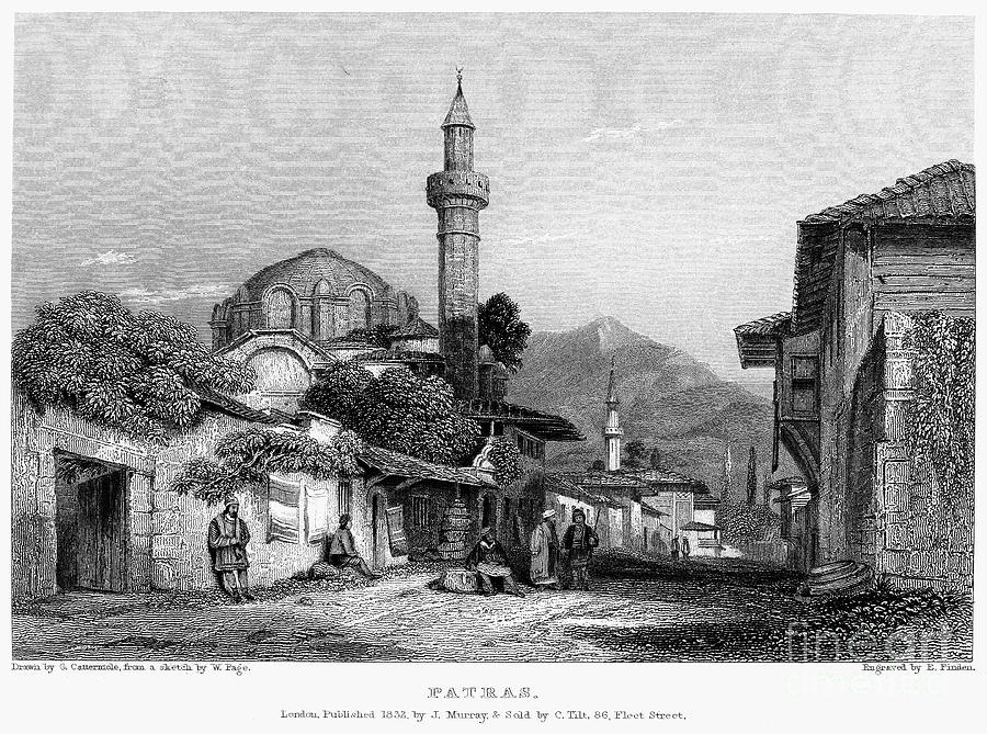 Architecture Photograph - Greece: Patras, 1832 by Granger