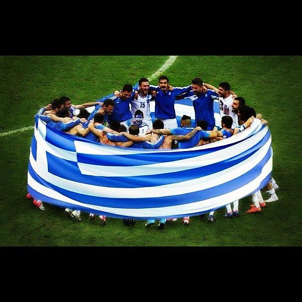 Greece Through To The Last 8 Photograph by Peter Niko