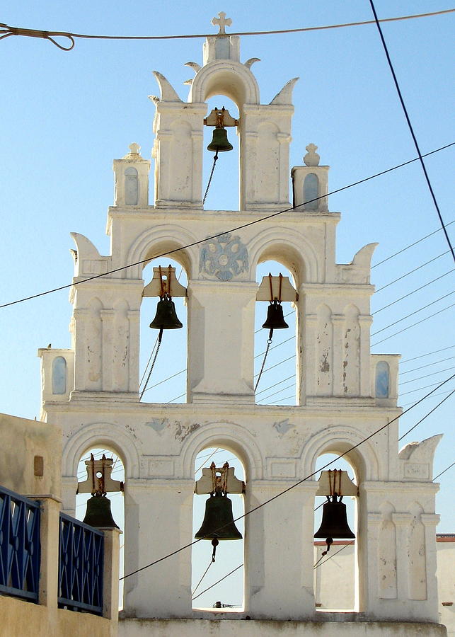 Greek Church Bells Photograph by Carla Parris