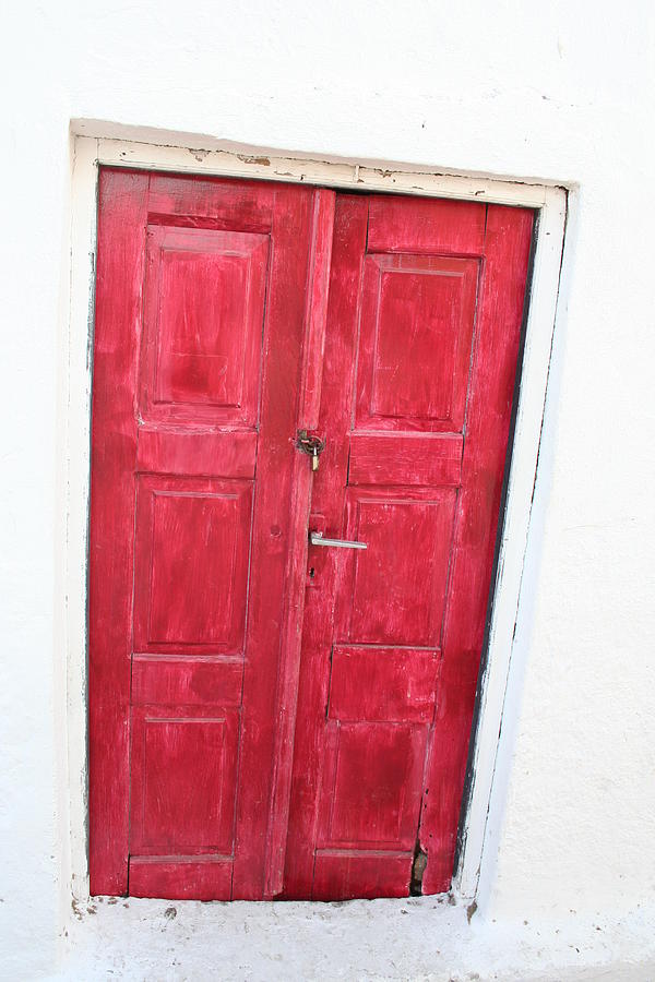 Greek Door Photograph by La Dolce Vita