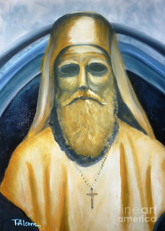 Greek Priest Painting by Therese Alcorn