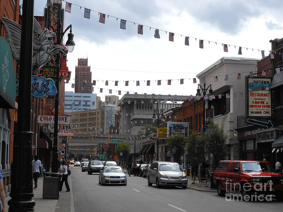 Greektown Detroit Photograph by Christine Perry