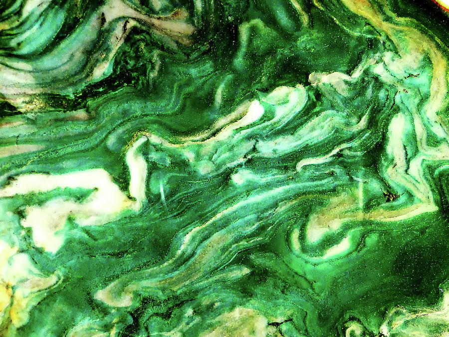 Green Agate Mixed Media by Bruce Ritchie