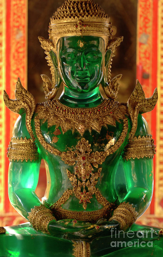 Green Buddha Photograph by Bob Christopher