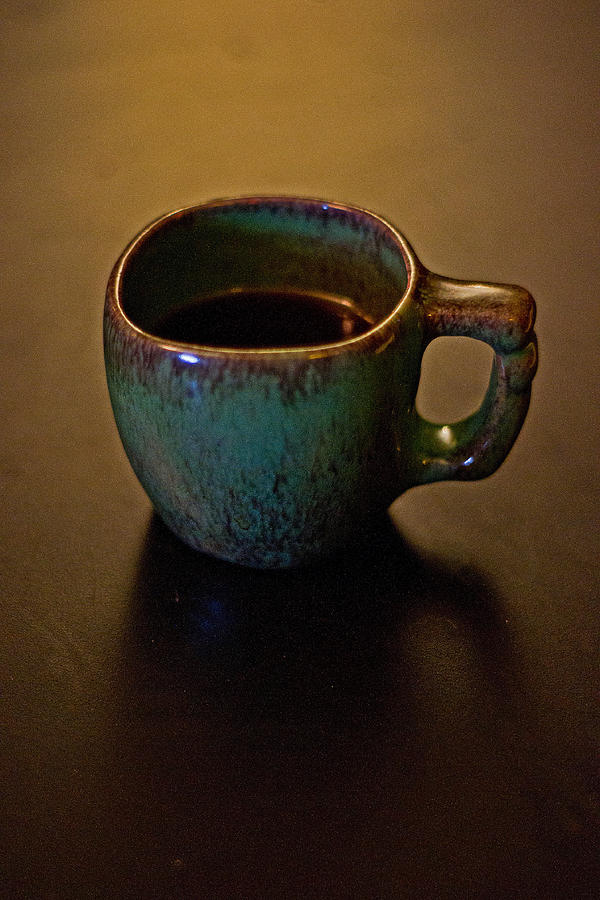 Green Cup of Coffee Photograph by Randall Cogle