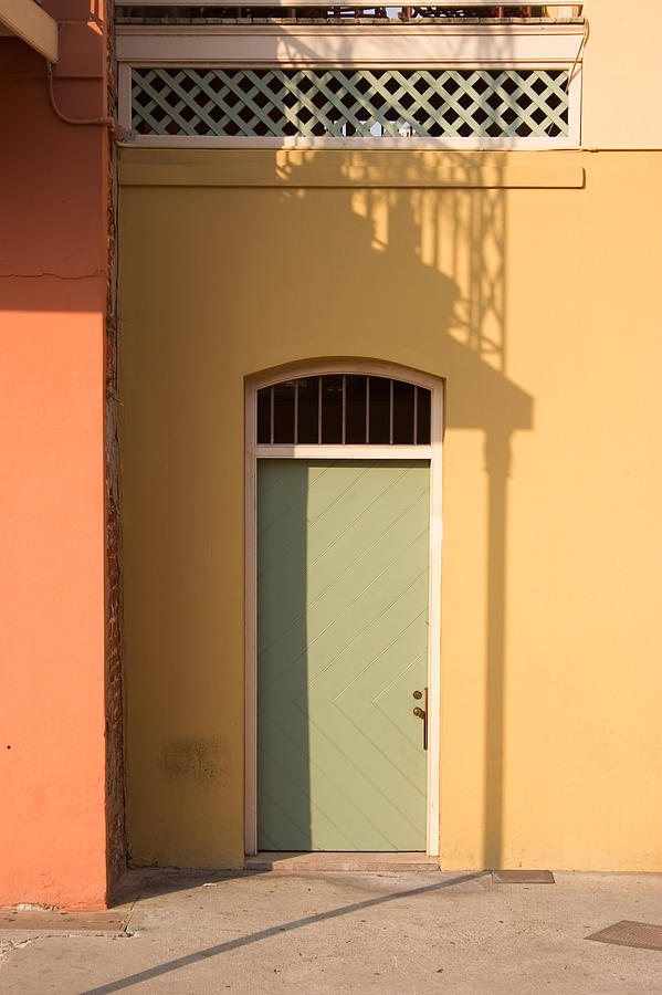 Green Door Photograph by Grant Groberg