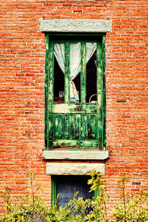 Green Door Photograph by HD Connelly