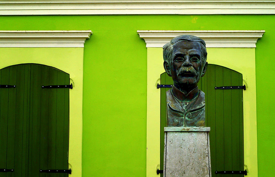 Bust Photograph - Green by Mauricio Jimenez
