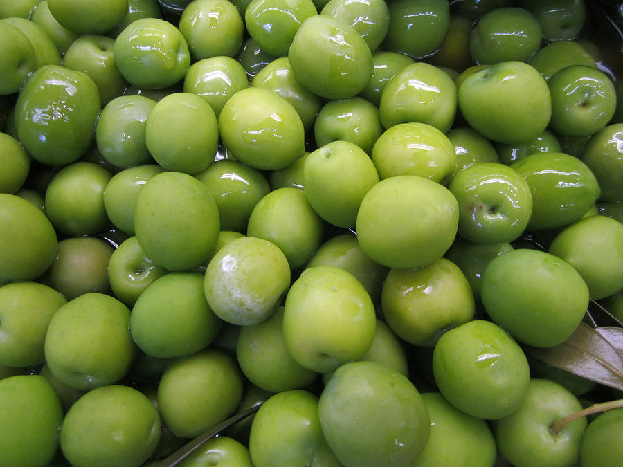 Green Olives  Photograph by Kym Backland