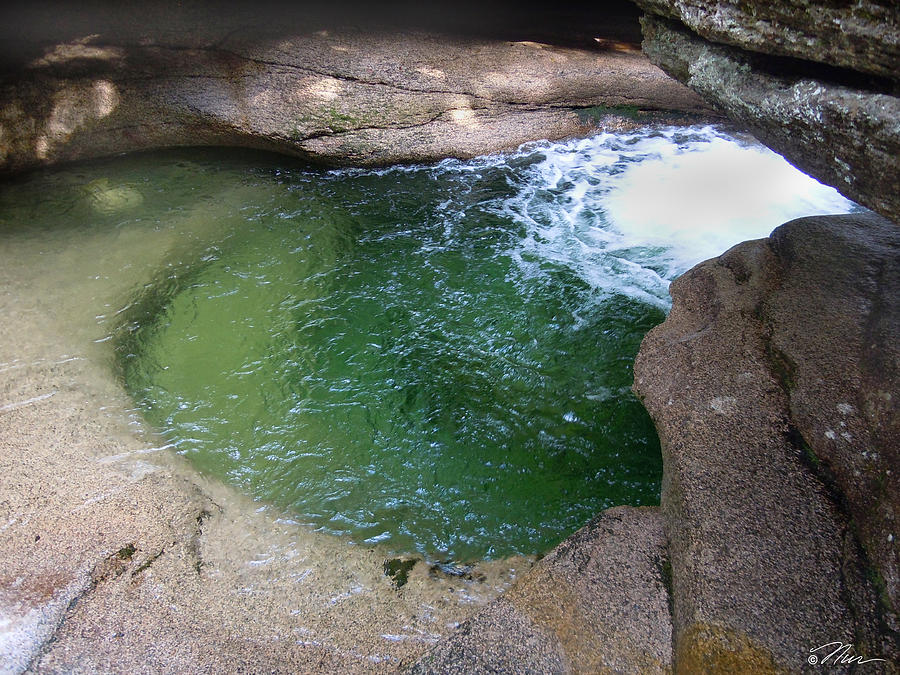 Green Pool at Sabbaday Falls Photograph by Nancy Griswold