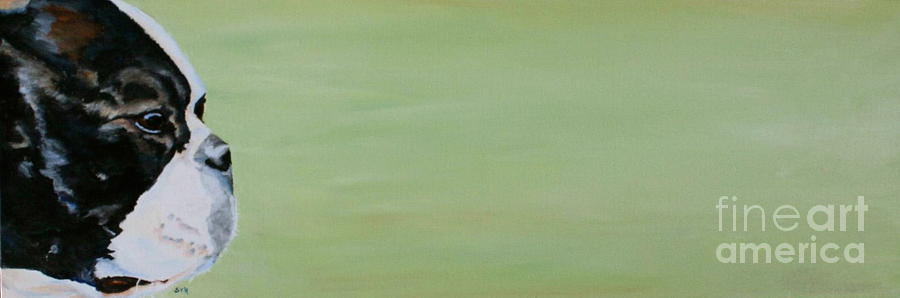 Green Space Painting by Susan Herber