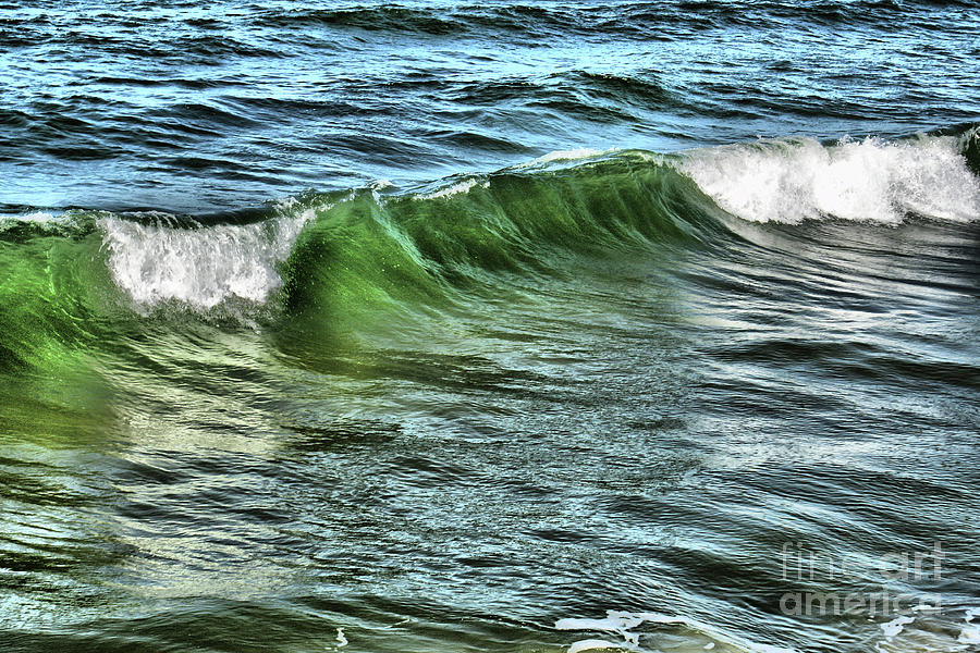 Green Wave Photograph by Mareko Marciniak