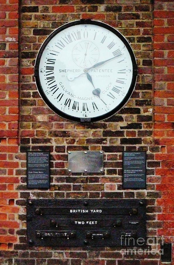 Greenwich Observatory Shepherd Gate Clock Photograph by Amalia Suruceanu